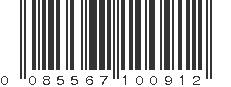 UPC 085567100912