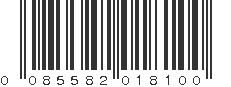 UPC 085582018100