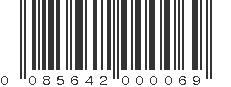 UPC 085642000069