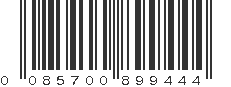 UPC 085700899444