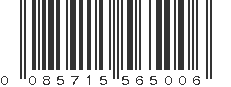 UPC 085715565006