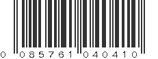UPC 085761040410