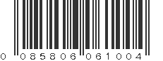 UPC 085806061004