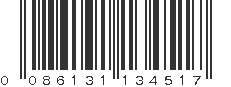 UPC 086131134517