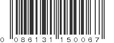 UPC 086131150067