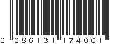 UPC 086131174001