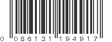 UPC 086131194917