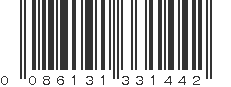 UPC 086131331442