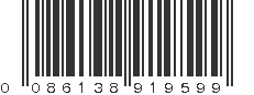 UPC 086138919599