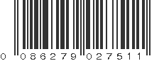 UPC 086279027511