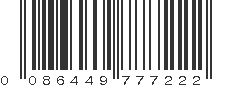 UPC 086449777222