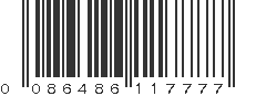 UPC 086486117777