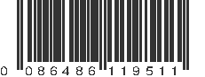 UPC 086486119511
