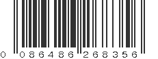 UPC 086486268356