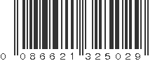 UPC 086621325029