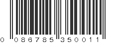 UPC 086785350011