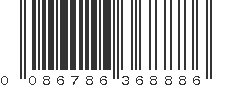 UPC 086786368886