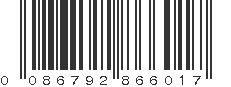 UPC 086792866017