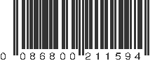 UPC 086800211594