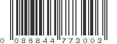 UPC 086844773003