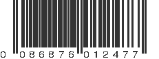 UPC 086876012477