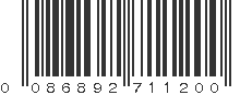 UPC 086892711200