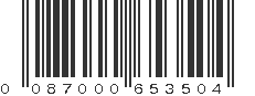 UPC 087000653504