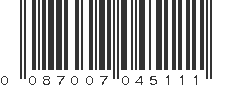 UPC 087007045111