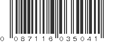 UPC 087116035041