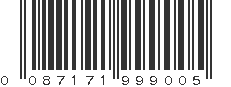 UPC 087171999005