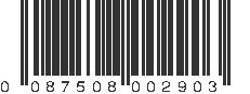 UPC 087508002903