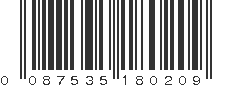 UPC 087535180209