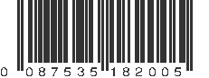 UPC 087535182005