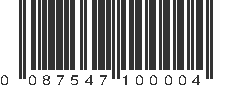 UPC 087547100004