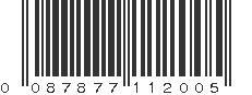 UPC 087877112005