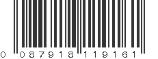 UPC 087918119161