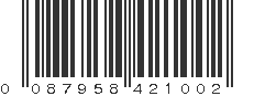 UPC 087958421002