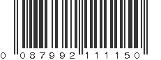 UPC 087992111150