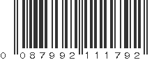 UPC 087992111792