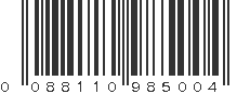 UPC 088110985004