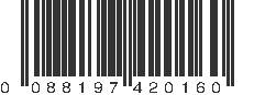 UPC 088197420160