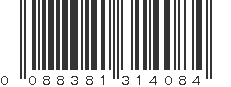 UPC 088381314084