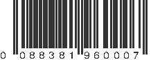 UPC 088381960007