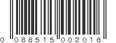 UPC 088515002016