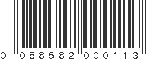 UPC 088582000113