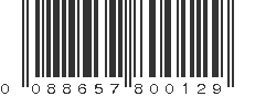 UPC 088657800129