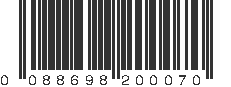 UPC 088698200070