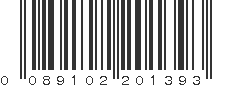 UPC 089102201393