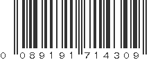 UPC 089191714309