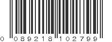 UPC 089218102799